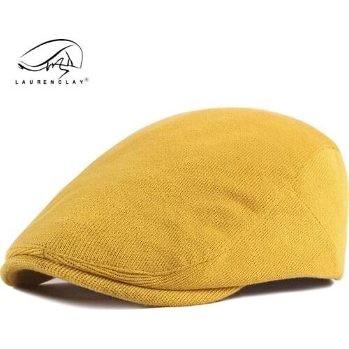 Mens Korean Candy Beret Womens Outdoor Leisure Cap in Spring and Winter