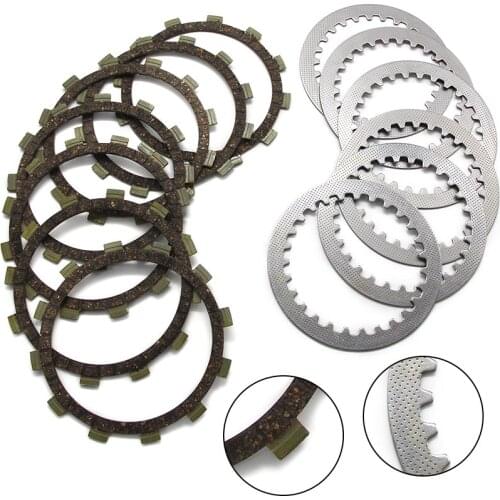 Motorcycle New Friction Clutch Discs For Yamaha YFP350U Terra Pro YFM350FX Wolverine 350 4WD OEM:3J2-16324-00 2 OEM:5Y1-16331-01