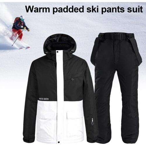 New Ski Suit Suit Ski Suit Ski Pants Windproof, Waterproof, Warm And Thick For Outdoor Winter Sports Ski Hiking Mountaineering