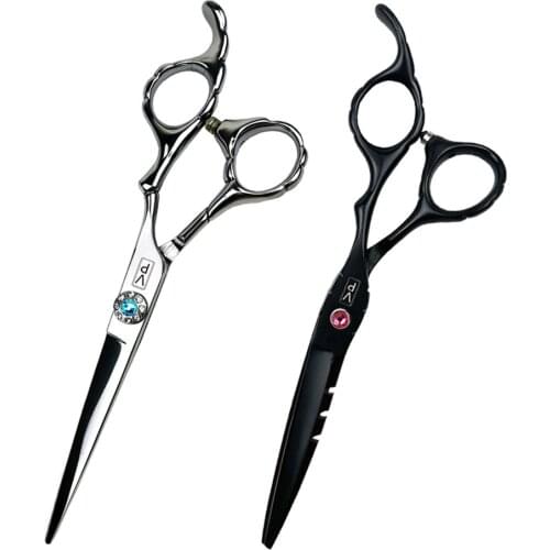 Professional Hairdressing Scissors Hair Thinning Scissors Barber Hair Cutting Shears Japanese 440C Salon Hair Scissors Set