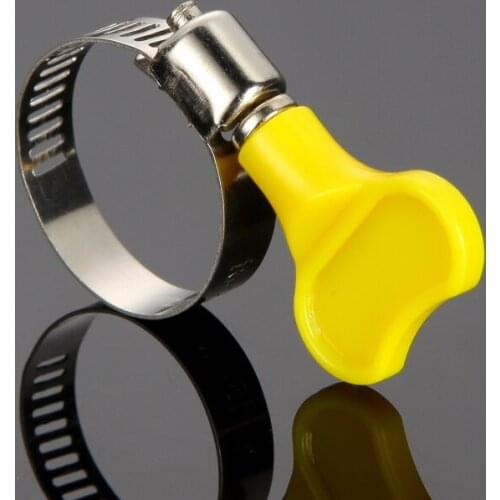 Hand twist with handle stainless steel gas pipe water pipe clamp quality stainless steel material