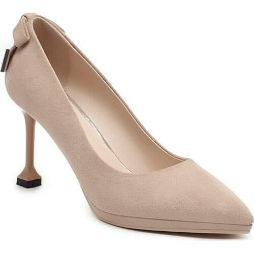 Female fashion contracted joker 19 years of age season new high heel cat with 40 yards 33 - shallow single shoes