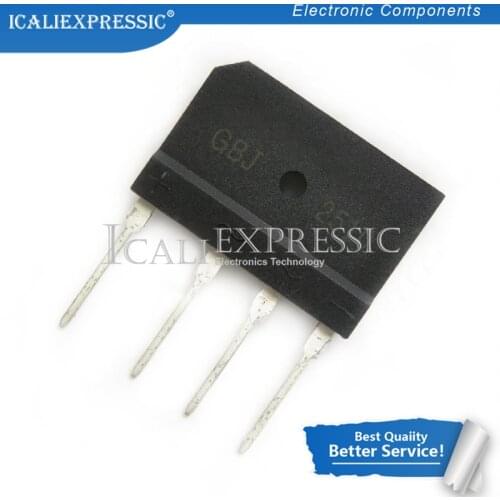 10PCS GBJ2510 25A 1000V diode bridge rectifier In Stock