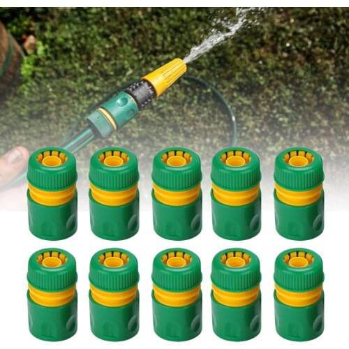10PCS/Set 1/2" Garden Tap Water Hose Pipe Quick Connectors Irrigations Thread Joint System Garden Quick Watering Connectors