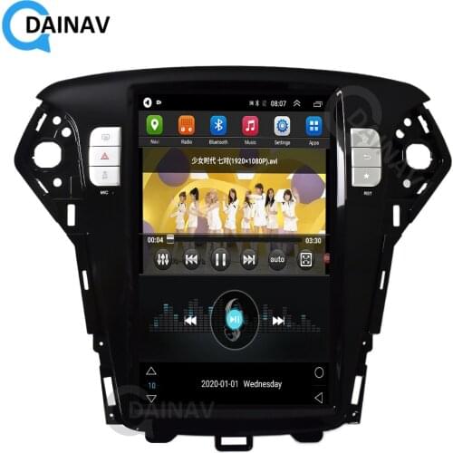 Vertical Screen Android Car Radio GPS Navigation For FORD mondeo fusion mk4 2011-2013 Tesla Style Car Multimedia DVD Player