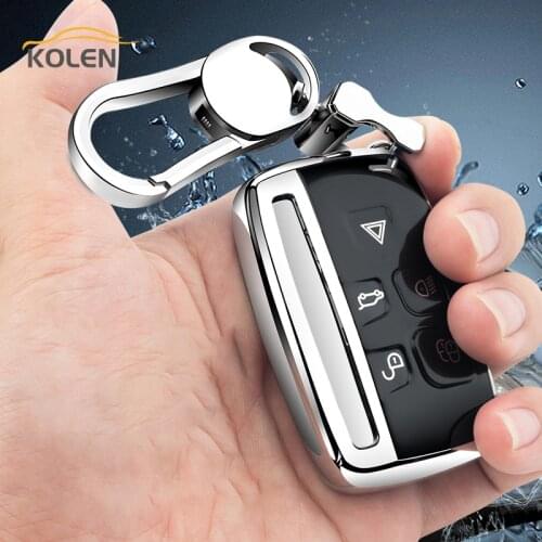 TPU Car Remote Key Case Cover Shell Fob For Land Rover A9 Range Rover Sport Evoque Freelander 2 Discovery Jaguar XE XJ XF Guitar