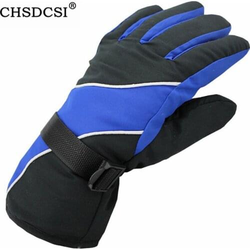CHSDCSI Windproof Keep Warm Gloves Winter Lycra Waterproof Guantes Men Esquiar Gloves Thermal Esquiar Ciclismo Guantes Moto