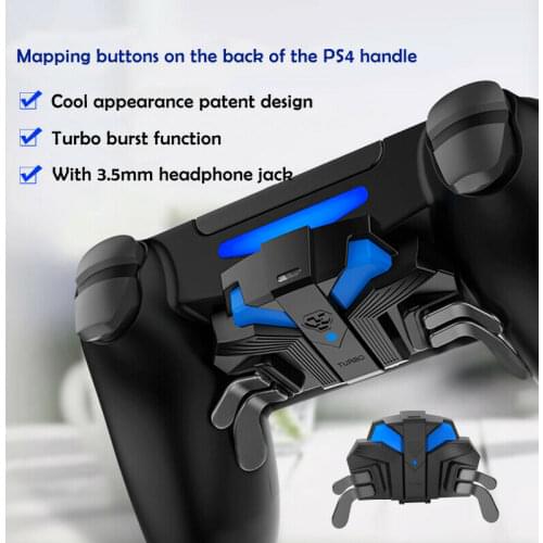 For Sony PS4 Slim/Pro FPS Controller Gamepad Mapping Key With MODS & Paddles Turbo PG-PS1010 Controller Adapter