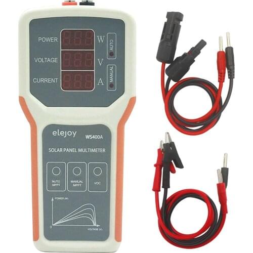 12-60V 400W WS400A Photovoltaic Panel Multimeter Solar Panel MPPT Tester VOC Testing Power Meter 0-20A