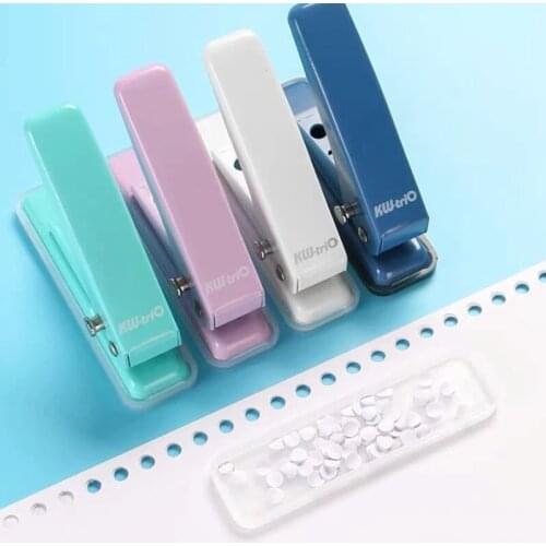Kawaii Binder Circle Hole Punch For Journal Paper Ring DIY Paper Cutter Craft Machine Office School Stationery Supplies