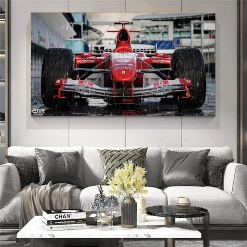Classic Sport Race Cars Vehicle Canvas Posters Living Room Home Decor Wall Decorative Canvas Paintings Art Prints Unframed