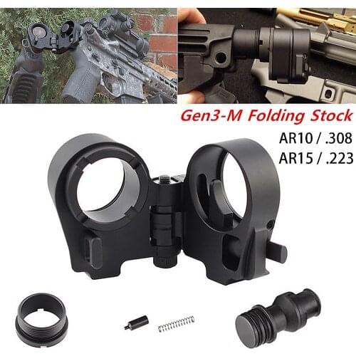 Magorui Tactcal CARBINES AR15 AR10 .223 .308 M4/M16 Gen3-M AR Folding Stock Adapter Hunting Accessories
