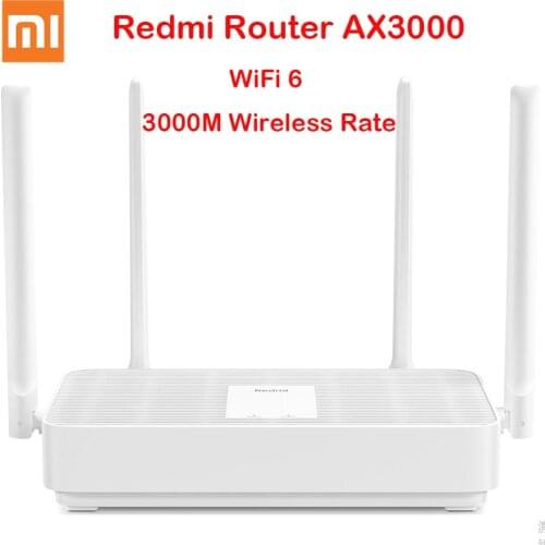 Xiaomi router Redmi router AX3000 full Gigabit port home through the wall king high-speed dual-frequency 5G wireless wifi fibe