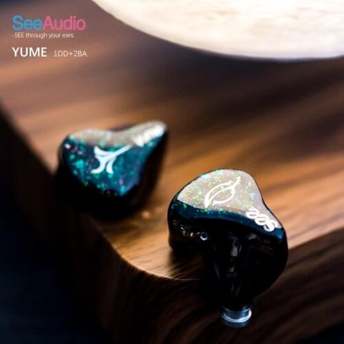 SeeAudio Yume 2BA 1DD Hybrid Drive Unit Earphone HIFI DJ Music Monitor IEM Headset With 2Pin 0.78mm 5N OCC Cable Spring2 Summer