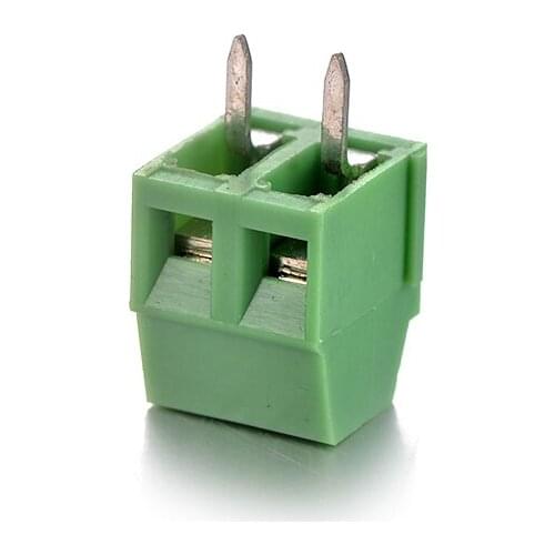 New Arrival 25/30Pcs A Lot 2Pin KF128-3.5 PCB Screw Terminal Block Connector Panel Mount 300V 10A Wire Range 12-24 AWG Terminal