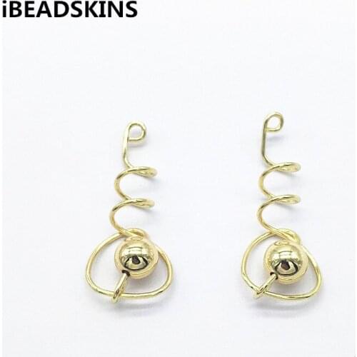 New arrival! 47x19mm 50pcs Twist shape Charm for Earrings parts,hand Made Earrings DIY/ Jewelry Findings & Components