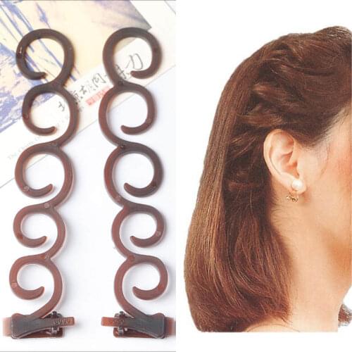 1 Set French Elegance Hair Braider Flower Magic Hair Clip Stylist Queue Twist Plait DIY Hairstyle Styling Accessories