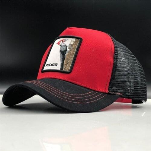 Drop shipping Mesh Baseball Cap Unisex Lovely Animals Cap Women&Men Snapback Cap Dad Hat Summer bone Adjustable gorras 36 color