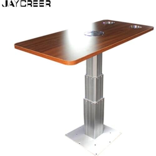 JayCreer Liftable Scalable Table Desk With Attachments Mount For Boat,Marine ,RV
