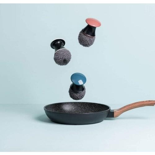 High quality Nano fiber Ball Cleaning Ball Kitchen Dish Pot washing Tool Cleaning Brush Ball