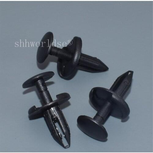 Shhworldsea 100PCS AUTO Push-Type Retainer For GM c & k Trucks 1999-On For Jeep Liberty 2002-On For Chry:6506008AA Car Clips