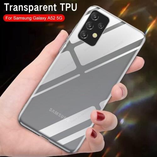 Ultra thin Clear Case For Samsung Galaxy A52 A72 A42 A12 A52 Case Soft TPU Back Cover Cases For Samsung A52 A72 A42 A12 525 725