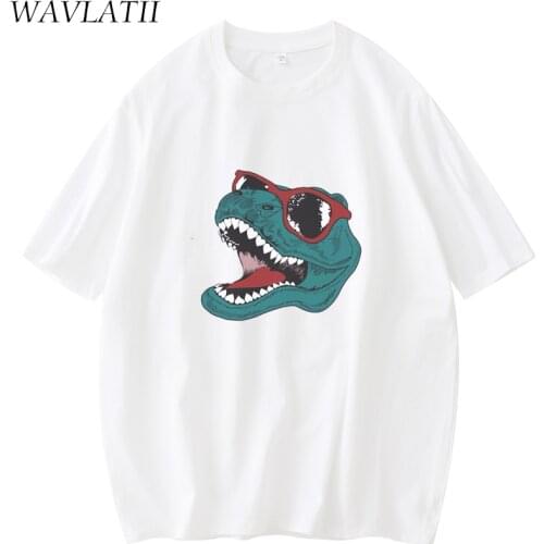 WAVLATII Women's T-shirts With Print