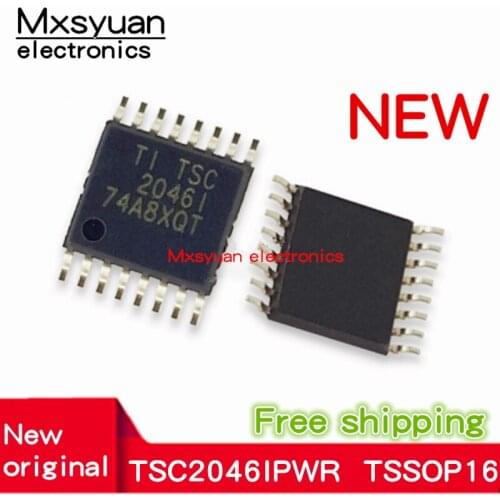 10pcs~100pcs/LOT TSC2046IPWR TSC2046IPWRG4 TSC2046IPW TSC2046i TSC20461 2046I 20461 TSSOP16 New original