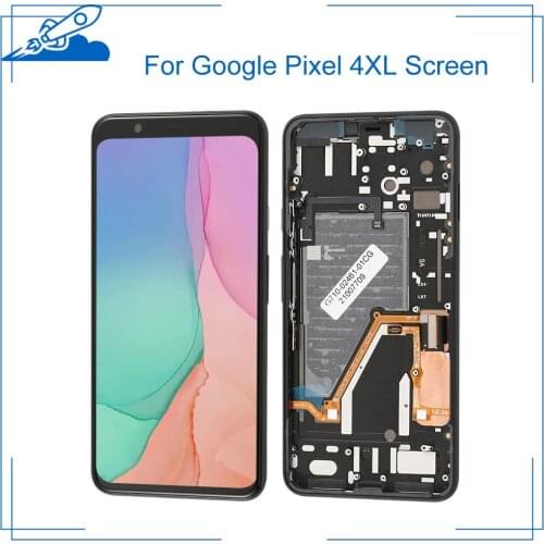 100% Original For Google Pixel 4XL LCD Display Touch Screen Digitizer Assembly For Google Pixel 4 XL Screen Display Replacement