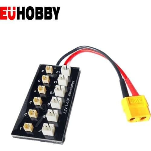 1s Battery Charging Board XT60 Plug For Blade Nano QX Tiny Whoop V911 JST-PH Parallel Connect Plate