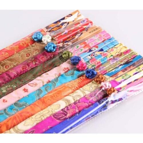 200pair/lot Chinese Bamboo Chopsticks Dinner Eco-friendly Hashi Individual Classic Wrapped Chopsticks Gift Free Shipping SN1047