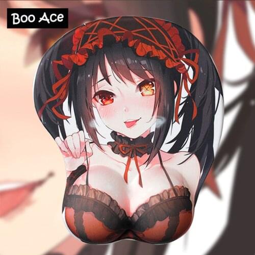 Date A Live Tokisaki Kurumi Anime 3D Oppai Mouse Pad Wrist rest