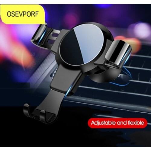Hands-Free Car Phone Holder for Phone in Car Mount Clip Clamp Stand for iPhone 12 11 Pro Max Samsung Huawei Moto LG Smartphones