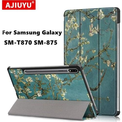 Case For Samsung Galaxy Tab S7 11 2020 SM-T870 SM-T875 Case Protective PU Leather Stand Cover For Samsung Tab S7 11" Tablet case