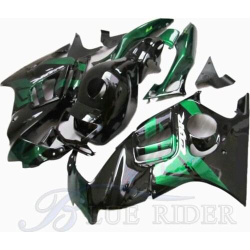 For HONDA CBR 600 F3 1995 1996 Motorcycle Fairing Kit Fairings Parts CBR600F 95 96 Full Bodyworks Blue Green+ Tank Cover