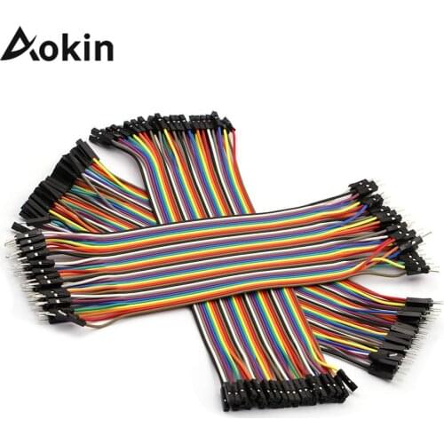 Dupont line 120pcs 10cm male to male to female and female to female jumper wire Dupont cable for Arduino DIY KIT