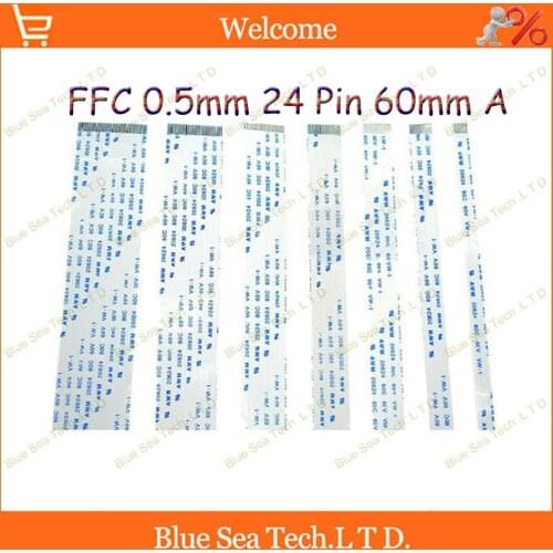 FFC FPC Flexible Flat Cable 0.5mm pitch 24 Pin 60mm Isotropy A cable,20624.Welcome custom-made Order