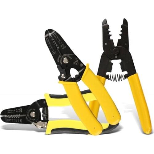 Electronic Cable Wire Stripper Wire scissor Cutter Crimper Automatic Multifunctional TAB Terminal Crimping Stripping Plier Tools