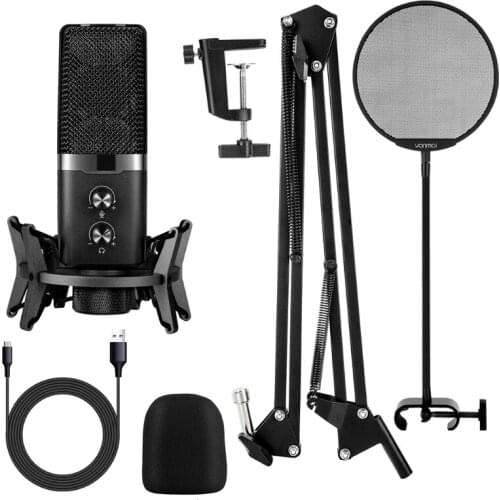 Computer Microphone Podcast Condenser Microphone Kit Compatible with Yanmai-x3 Recording Singing Condenser Microphone