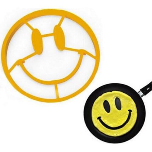Gadgets Batidora Bluesky Milk Frother Smiley Face Pancake OmeletteMold Baking Cooking Kitchen Gadgets Food-grade Environmental