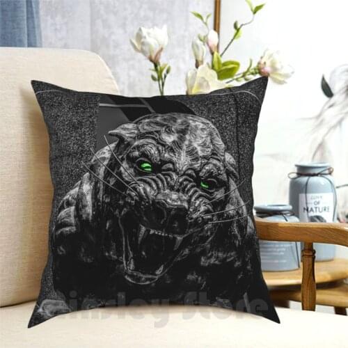 Panthers Pillow Case Printed Home Soft DIY Pillow cover Panthers Stadium Panthers Nc Charlotte North Carolina Sports