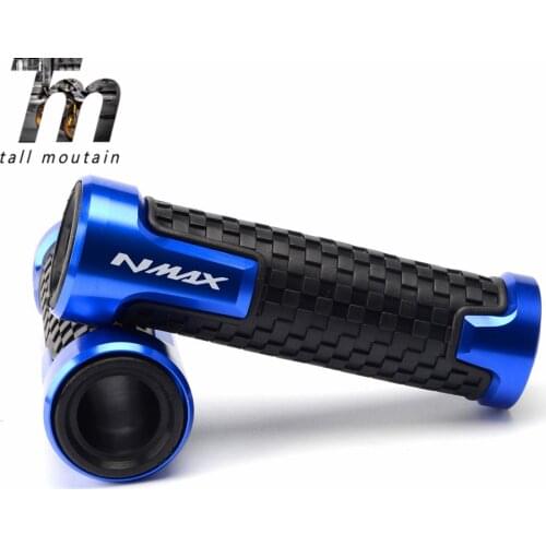 2018 NEW LOGO N-MAX 7/8'' 22MM CNC Motorcycle handle grips racing handlebar grip For YAMAHA NMAX 155 2015 2016 2017