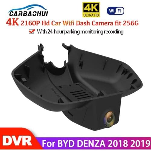 New ! 4K Hidden Car DVR Wifi Video Recorder Dash Cam Camera Night Vision Control Phone APP Full HD 2160P For BYD DENZA 2018 2019
