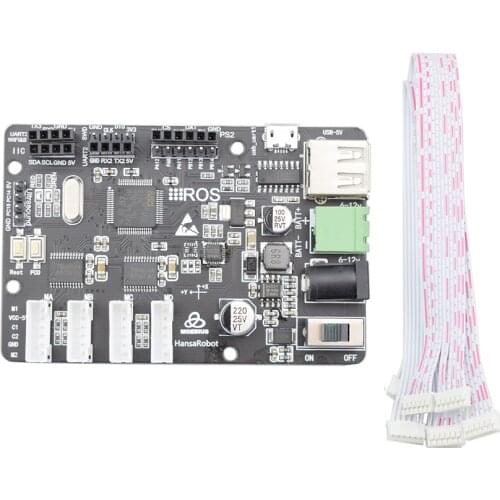 Stm32f103rct6 Mecanum Wheel Control Board PID Closed-Loop Motor Drive Omni Robotic Arm Open Source Ros Controller Oled