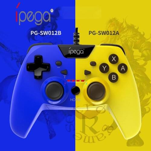 2019 iPEGA PG-SW012 Wired Game Controller Gamepads Dual-Vibration Turbo for Switch PS3 PC Android dropshipping