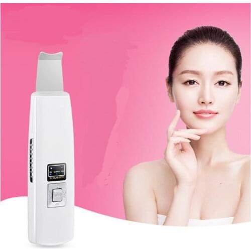Facial ultrasonic face pore cleansing device cleanser LCD ultrasonic beauty tool Skin care Cleaning whitening anti-aging tender