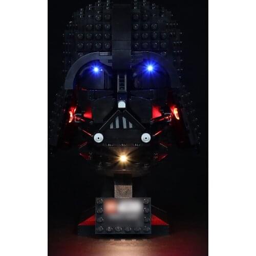 Vonado LED Lighting Kit for 75304 D V Helmet Light Kit, Not Included the Building Block