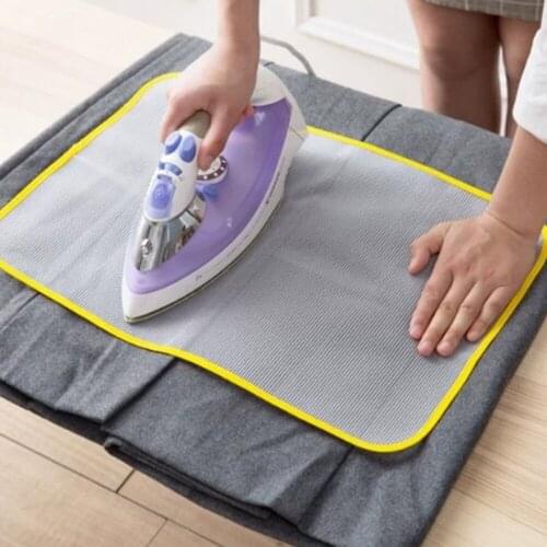 Protective Insulation Ironing Board Cove Against Pressing Pad Ironing Cloth Guard Protective Press Mesh Avoid Burning Clothes