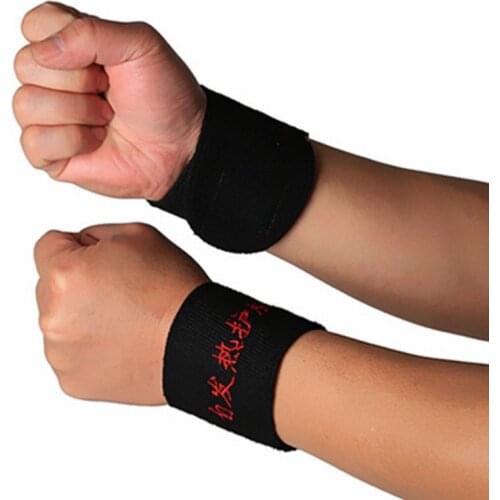 1 Pair Support Wrist Protector Carpal Tunnel Gym Wraps Fitness cotton Strength Bandage Hand Wrist Straps Sport Wristbands 9282