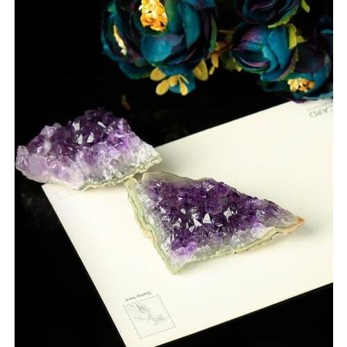 1PC Delicate irregular natural amethyst crystalline teeth crystal ore native mineral healing Home decoration party DIY gift